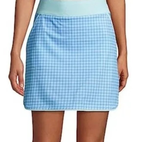 Women's Plus Size Quick Dry Elastic Waist Active Board Skort Swim Skirt - Picture 1 of 4